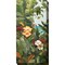 Outdoor Living and Style Green and White Entwined Outdoor Canvas Rectangular Wall Art Decor 48" x 24"